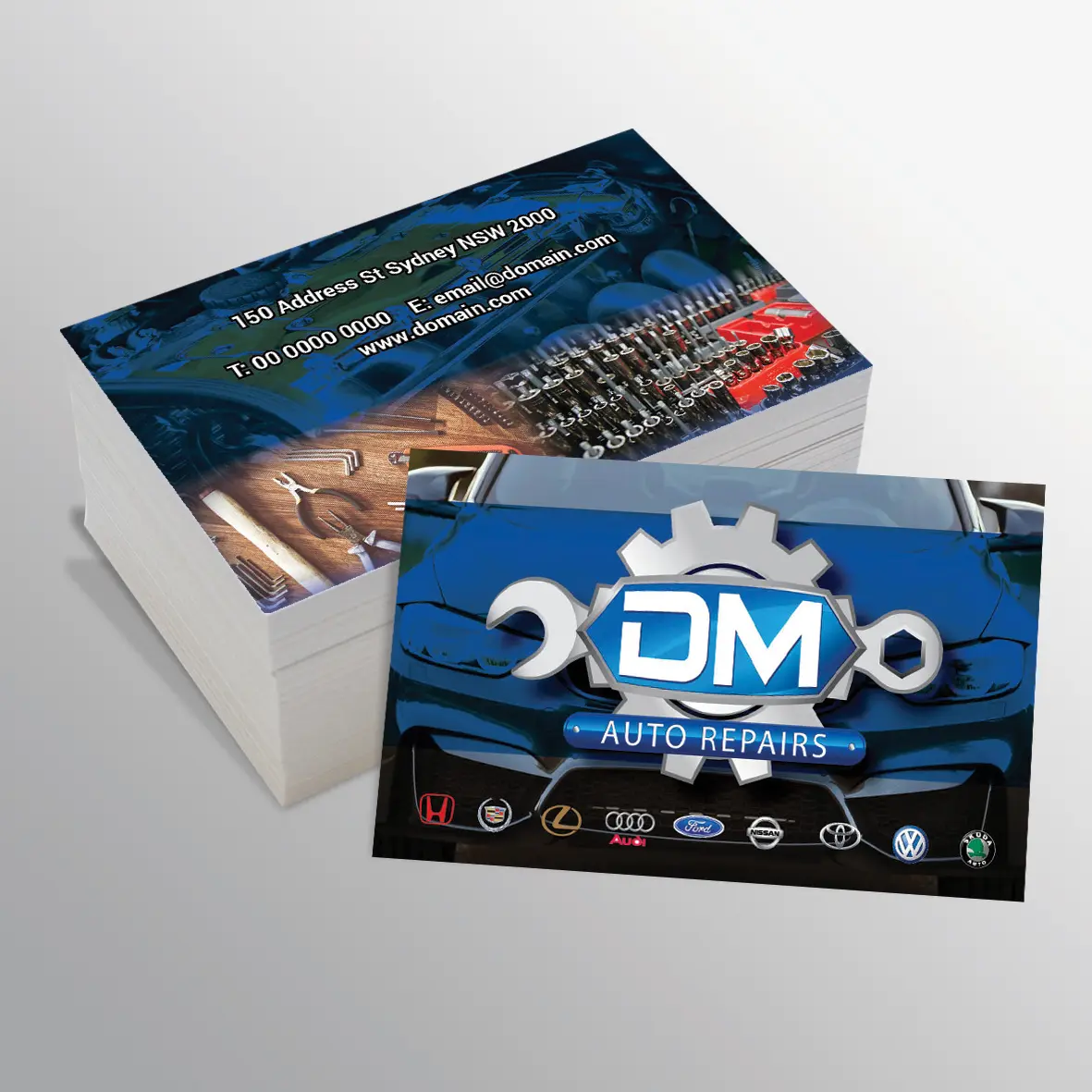 Efficient Professional Printing Business Card DS 017
