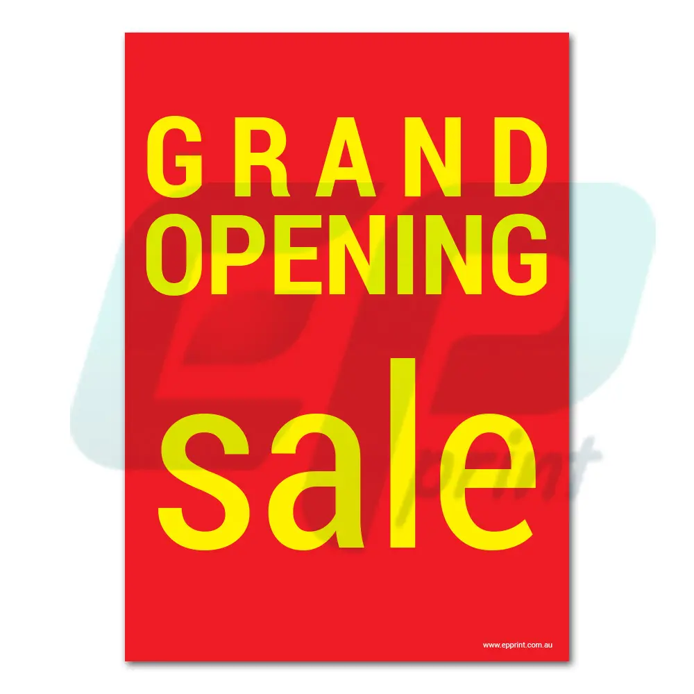 Grand Opening SALE